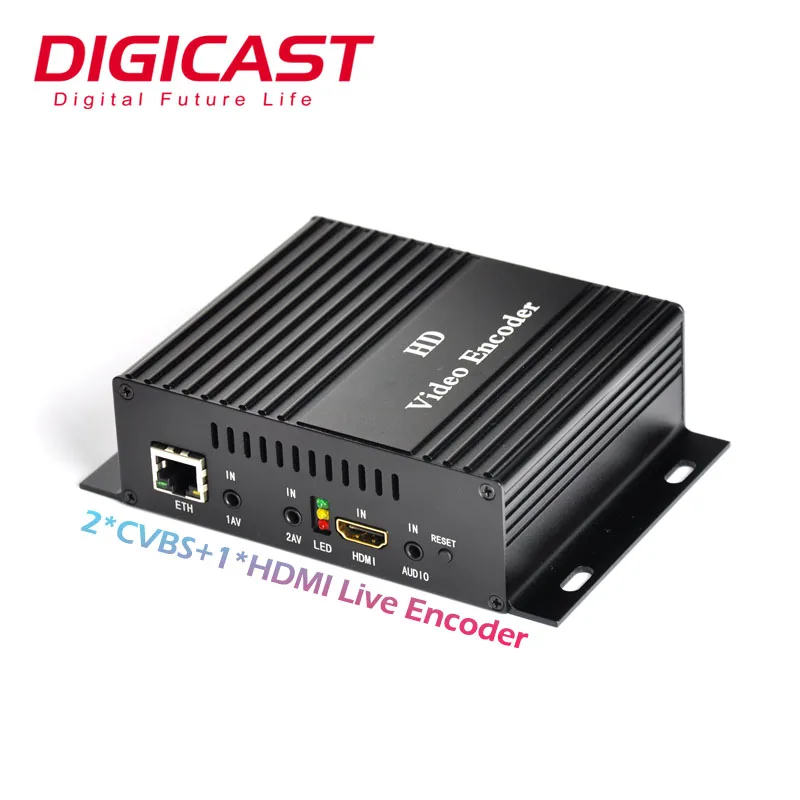 

Livestream Ustream Youtube Live H.265 IPTV Encoder HDMI To RF Modulator HD-SDI Video Wifi Audio Transmitter