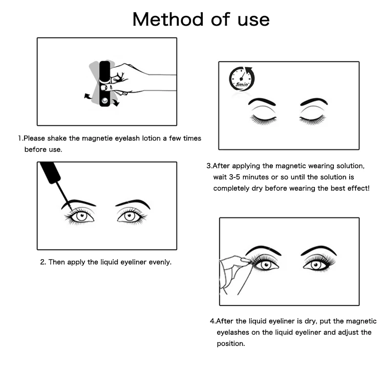 magnetic eyelashes kit eyeliner