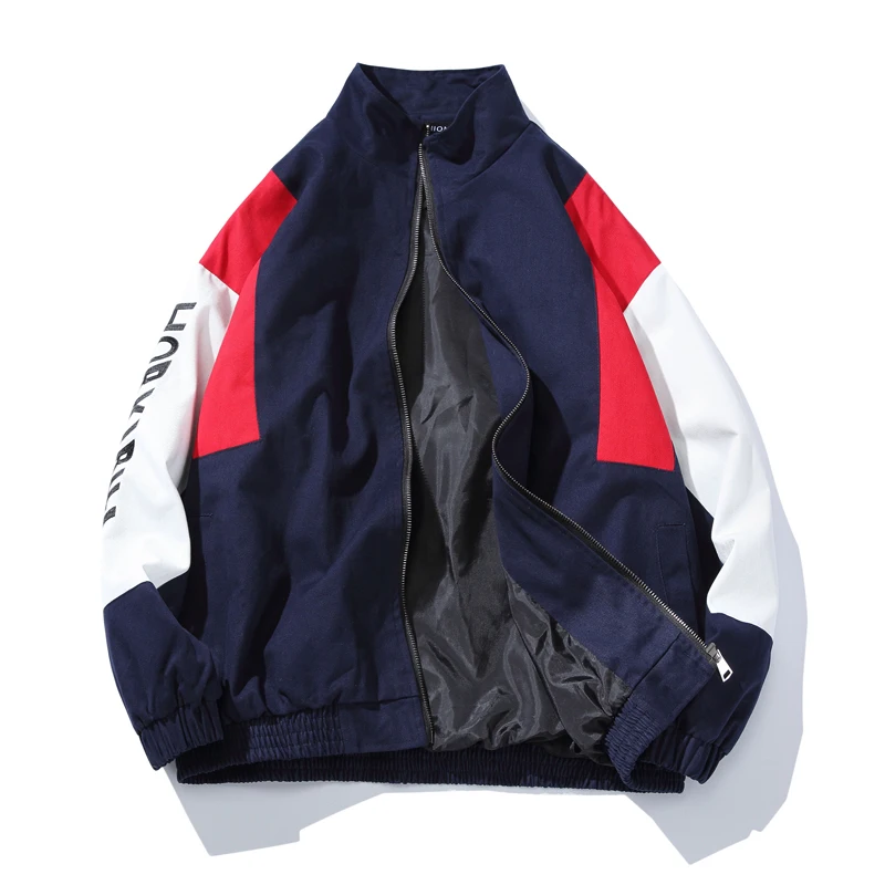 

Fashion Color Decoration Breathable Polyester Motorbike Sport Jacket, As image shows