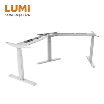 3 Legs Triple Motor Corner Electric Adjustable Height Desk