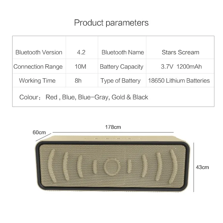 24-Hour Playtime Wire Speaker with Loud Stereo Sound, Rich Bass, Built-in Mic. Perfect Portable Wire for iPhone - ANKUX.COM