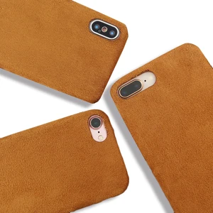 Fluffy Fabric Phone Case iPhone X XS 7 8
