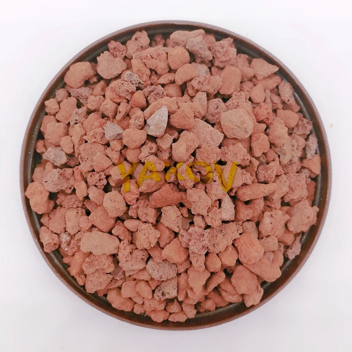 Venta al por mayor piedra volcanica roja-Compre online los mejores