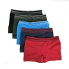Wholesale Cheap Multi Colors Plus Size Polyester Elastic Seamless Underwear Man Boxers Briefs