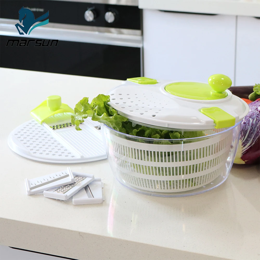 Salad Spinner And Chopper Colander And Built In Draining System For Fresh  Crisp Easy Draining And Compact Storage - AliExpress