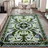 Durable Custom OEM Floral Pattern 5 Star Hotel Guestroom Hand Carved Chinese Wool Bedroom Loop Pile Carpet Rugs