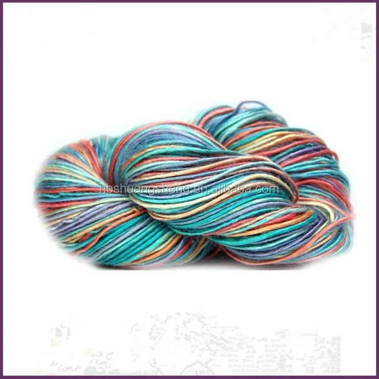 
high quality space dyed bamboo cotton blend yarn 