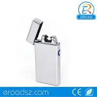 Eroad FA001 Eroad Popular Simple Cheap Custom Lighter with Logo No Minimum Metal Material USB Rechargeable