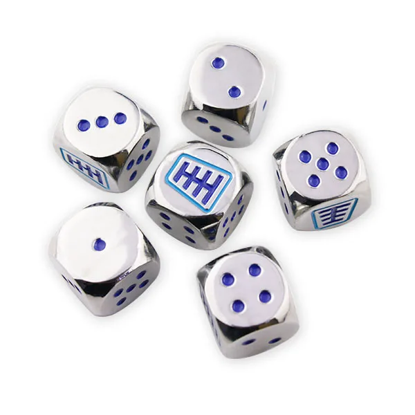 

promotion metal 12mm custom dice