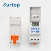 Din Rail Digital Programmable Timer Relay Switch With LCD Display