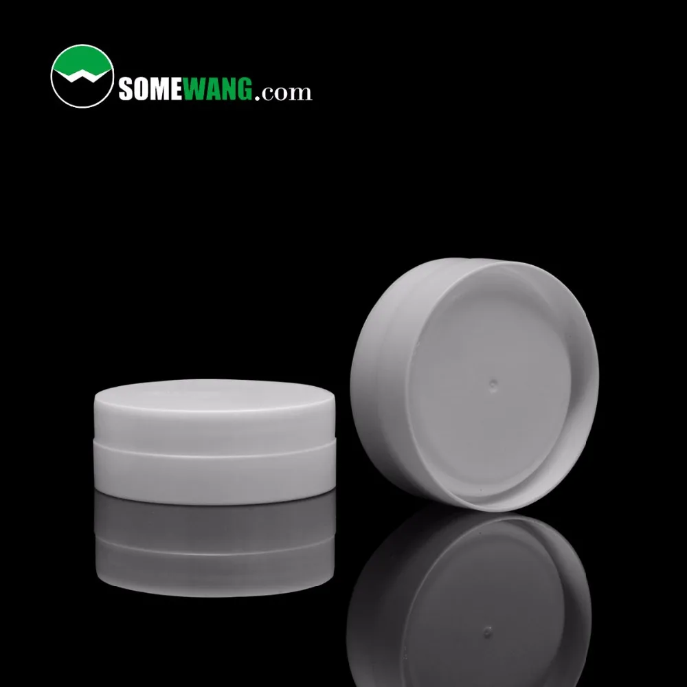 
3ml/5ml/10ml/30ml/50ml/100ml Flat PP Plastic Cream Jar, Cosmetic Empty Jar 