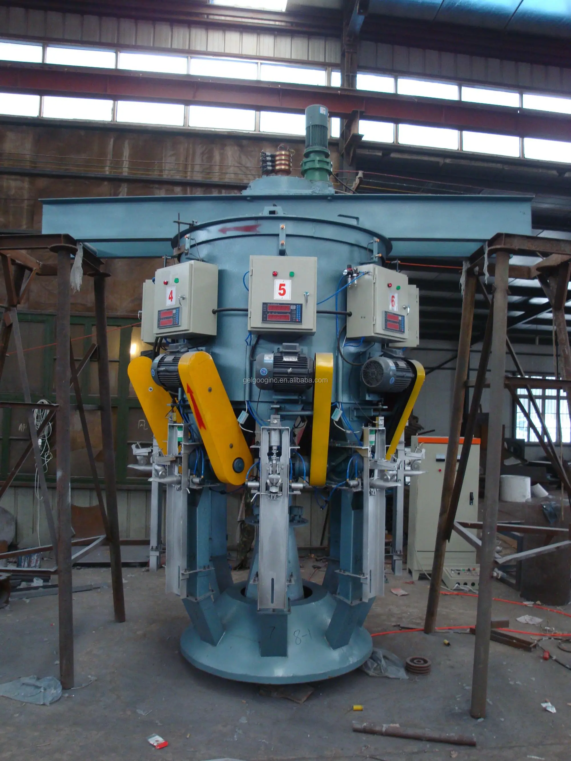 China 8 Spouts Rotary Cement Packing Machine Line - China 