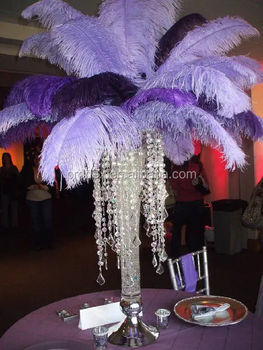 Wedding Centerpieces Ostrich Feather Centerpiece Lamp Wedding Centerpieces Ostrich Feather Centerpiece