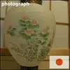Handmade object Japanese style paper lantern for room decoration H43.0x W28.0cm
