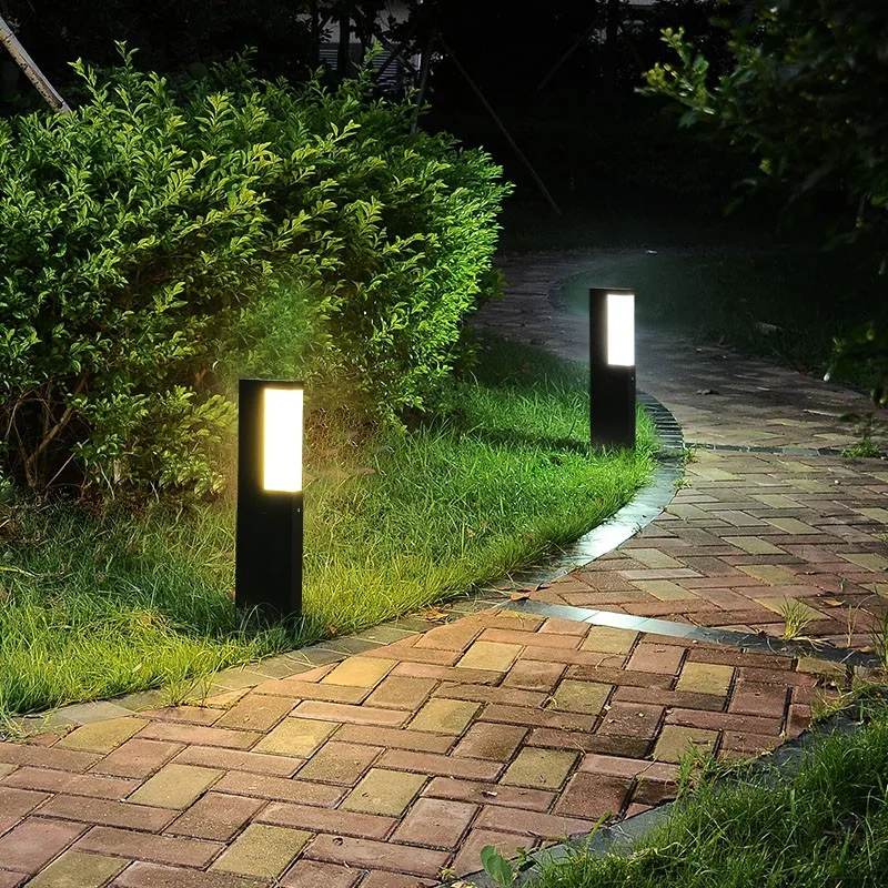 high quality ip65 led bollard lamp 10w modern garden light solar