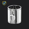 free sample high quality custom fancy for men scarf ring