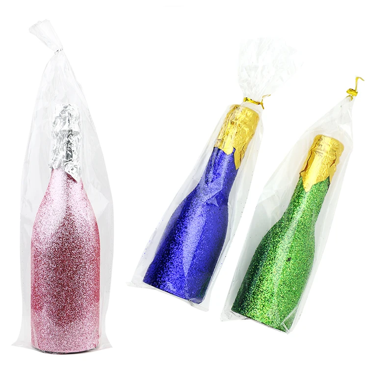 Boomwow Gender Reveal Champagne Bottle Blue Pink Confetti Popper Party