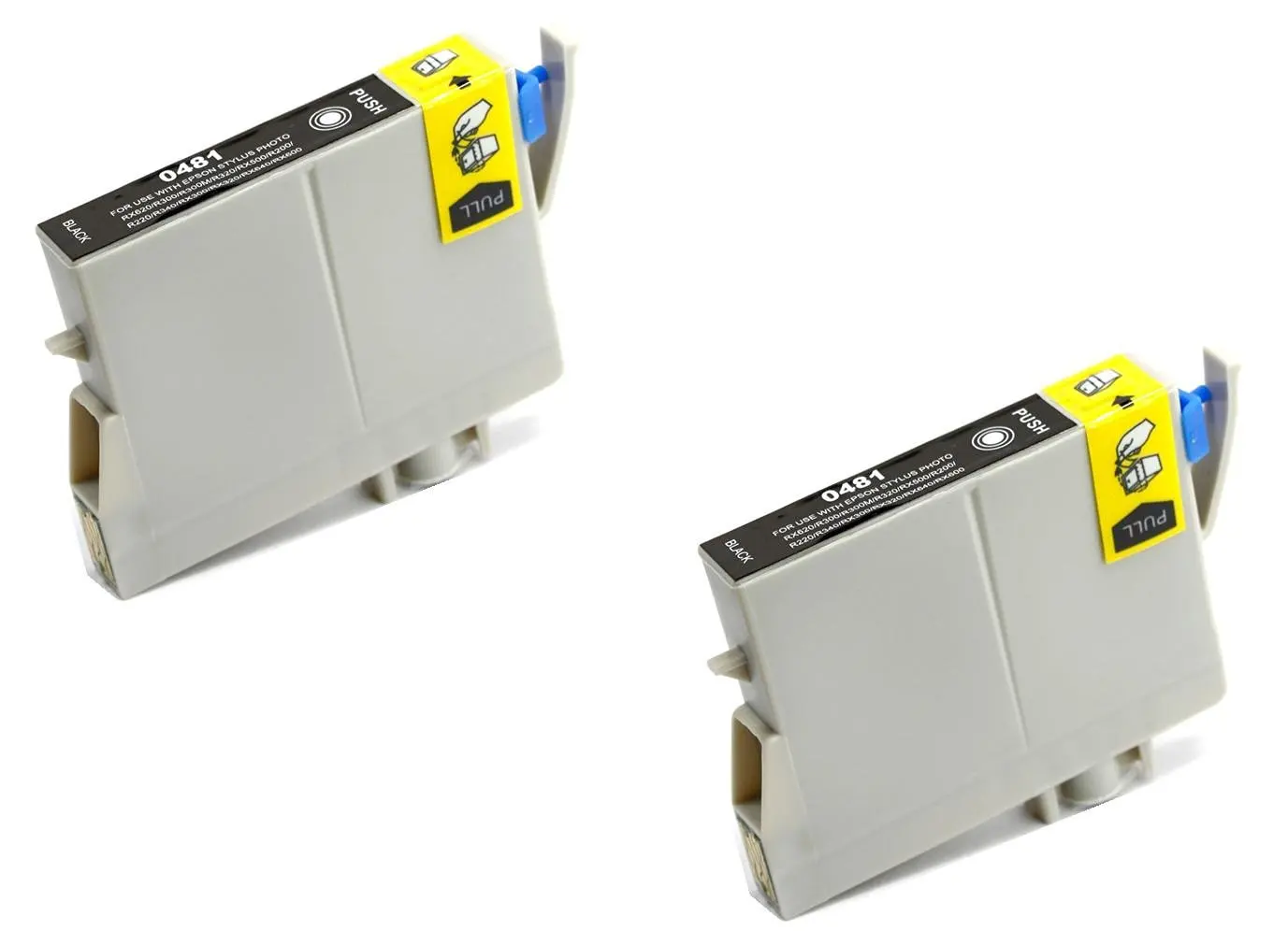 2pk T048420 YELLOW Reman Ink Cartridge for Epson T0484