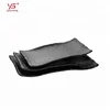 Custom logo frosted dinner plates 12inch plastic modern melamine dishes rectangular melamine plates hotel