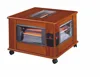 2018 hot selling wooden quartz heater five faces small size