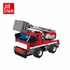 City guardian service DIY fire truck educational building blocks for children
