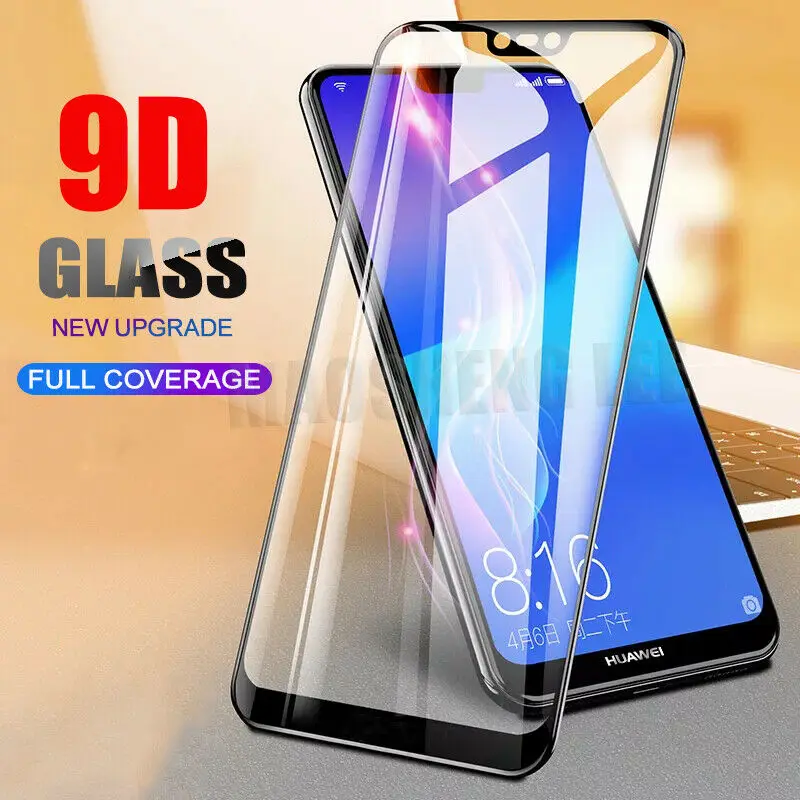 

New Style Sensitive Touch Full Glue Glass 9d coverage Tempered Glass Screen Protector For Huawei nova 3 3e 3i, Transparency 99% color