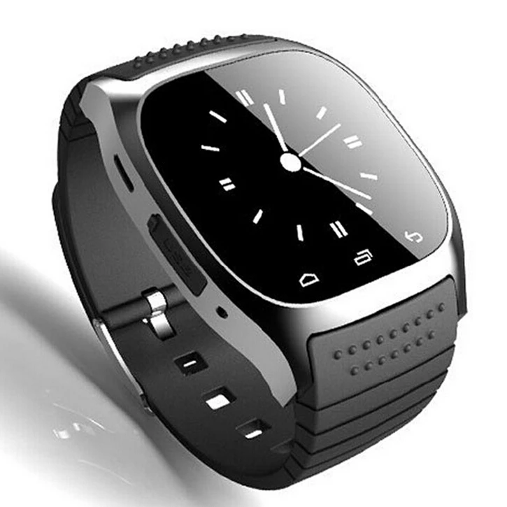

Wholesale Smart Bluetooth Watch M26 Wrist Watch for iPhone Samsung HTC Xiaomi, White black blue
