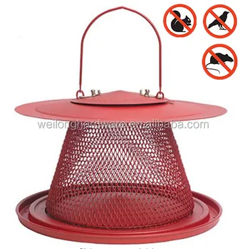 Wholesale Metal Hanging Birdfeeder Wild Bird Seed Feeder Anti