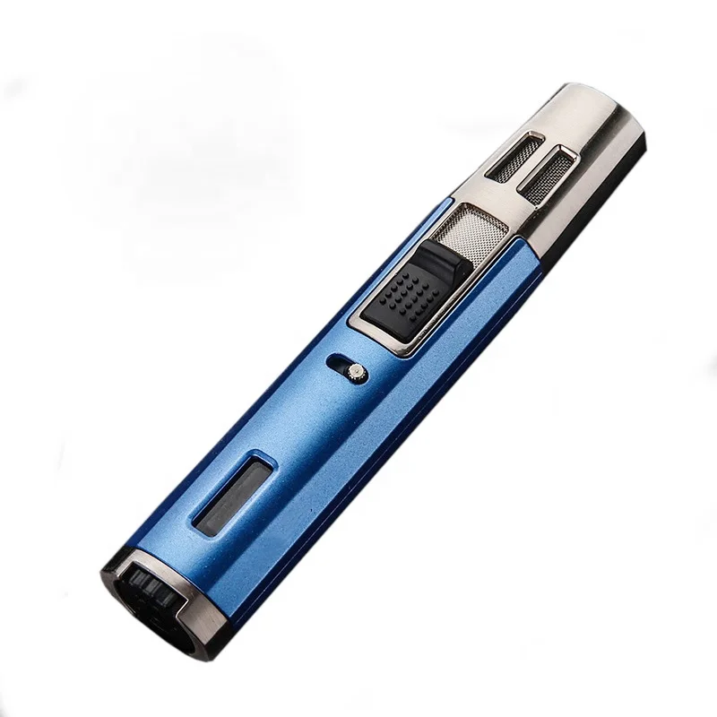 

Popular Design Pocket Size Wholesale High Quality 2 Flame Butane Jet Torch Lighter, As on picture/customized