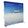 Foldable aluminum stand printing fabric backdrop wall pop up display