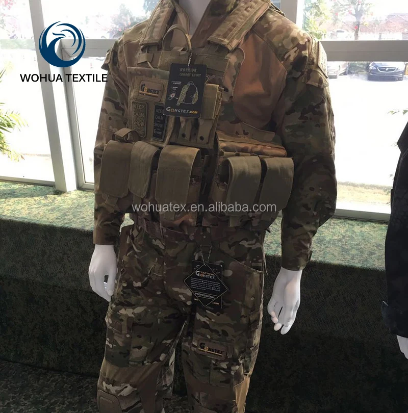 Army Uniform Material Ripstop Polyester Cotton Military Camouflage