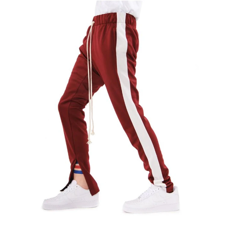 long drawstring track pants