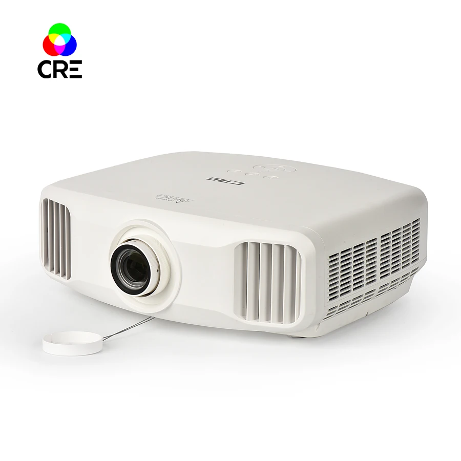 

Factory Manufacture CRE X8000 1920*1080 3LED Projector cheapest price home/business use mini 3D LED projector, White lcd led projector full hd