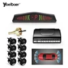 Yoelbaer Car LED Parking Sensor Front Rear 8 Sensors For All Cars Reverse Radar Monitor System Sensor Parking