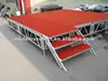 Aluminium adjustable Stage platform with stepsfor wedding