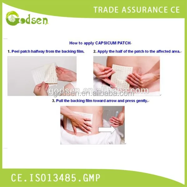 Surgical Pepper Capsicum Plaster , Chili pain relieving plaster