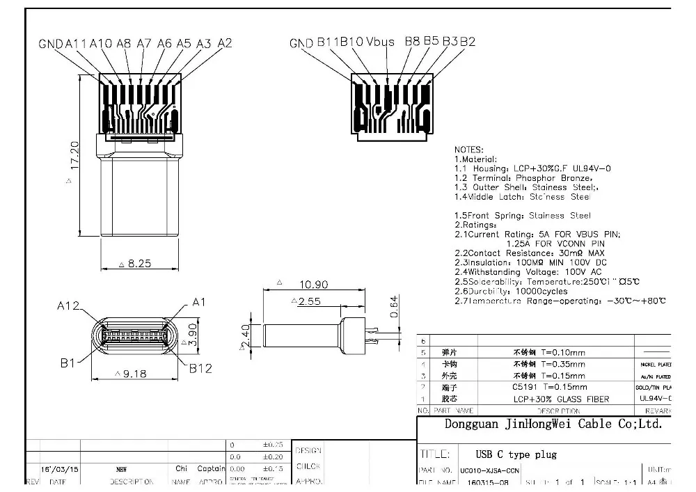 Распиновка type c. USB Type c 6 Pin. Разъем Type c чертеж. Разъем USB Type-c даташит. Гнездо USB Type-c 6 Pin распиновка.