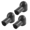 Soft Plastic Battery Terminal Covers Black Angle Type Boots for Car
