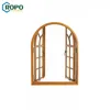 AS2208 French Grill Design Glass Aluminum Casement Window With Arch