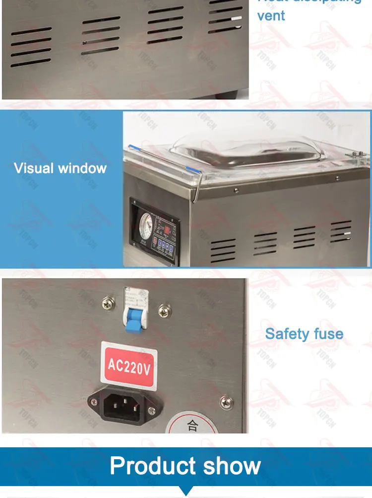 Automatic Commercial Industrial Chamber Used Nitrogen Vacuum Sealer