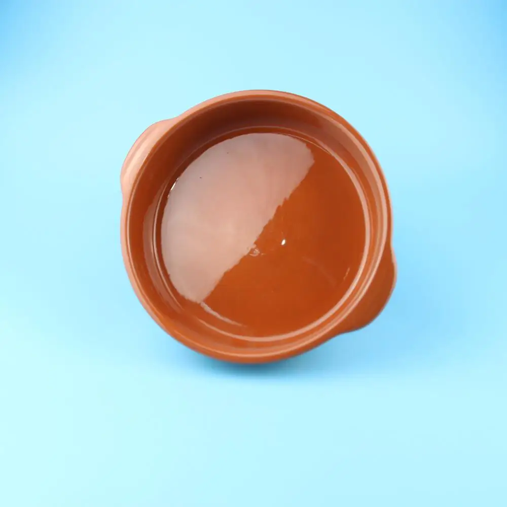 Personalized Glazed Clay Terracotta Ceramic Tapas Bowl Salad Bowl Snack