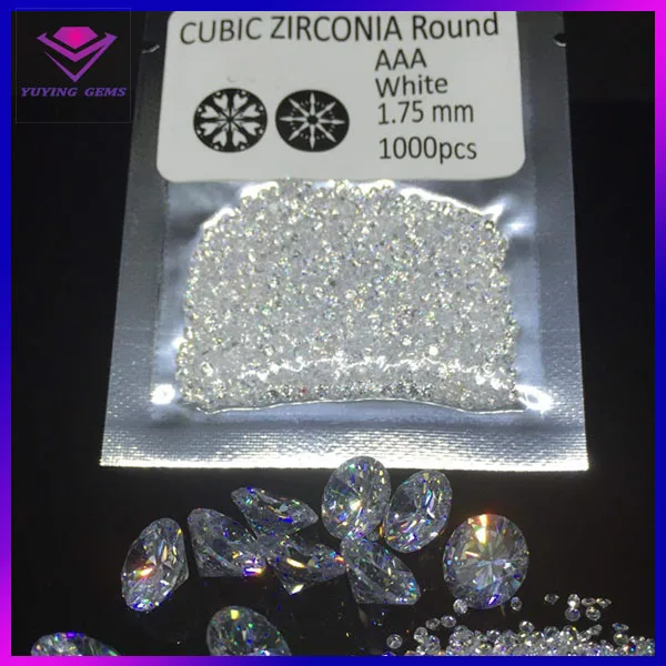 

buy synthetic diamonds round brilliant shape, AAAAA cz gems, white cubic zirconia