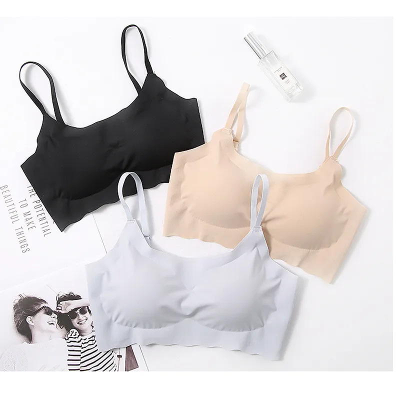 New fashion Japan hot sale seamless sleep push up breast bra