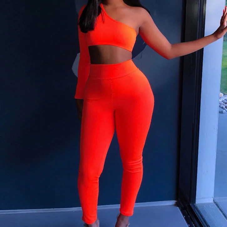 

FS0983B fashion bodycon clothing yoga sets women 2 piece outfit