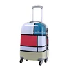 American express best brand lightweight abs pc cabin travel trolley luggage suitcase case set