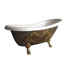 Indoor adult used acrylic free standing antique bathtub with four legs