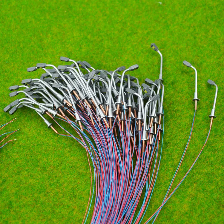 HO scale model street lights