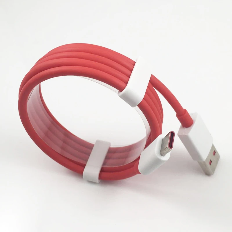 

Dash Charging Cable 100CM USB TYPE C Fast Charging Data Cable For Oneplus 3 3T 5 5T 6 6T, Red
