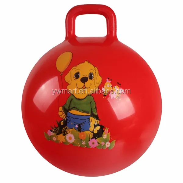 Wholesale Price Pvc Inflatable Jumping Ball With Handle And Yoga Ball
