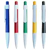 Cheap Plastic Ball-point Pen Large clips of plastic press pen simple press pen to press the pen